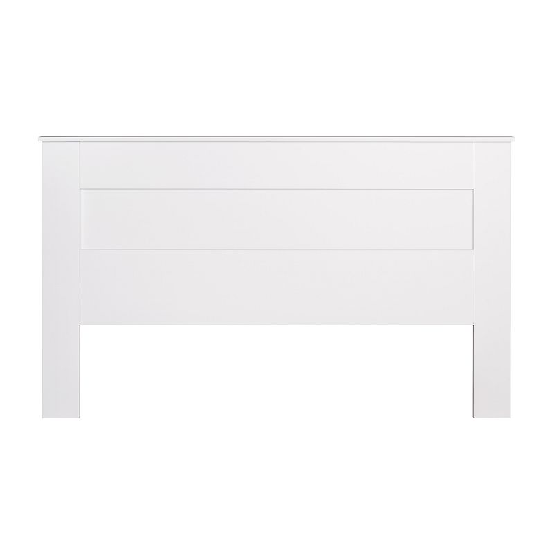 Prepac Flat Panel Headboard, White, Queen