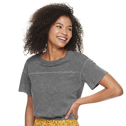 Juniors' SO® Cinched Bottom Tee