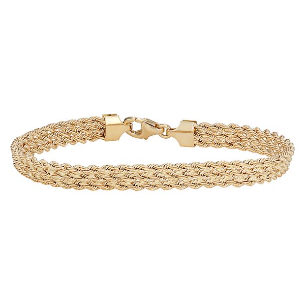 Solid Gold Cord Bracelet