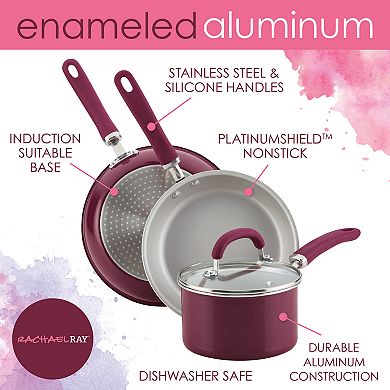 Rachael Ray® Create Delicious 13-pc. Aluminum Nonstick Cookware Set