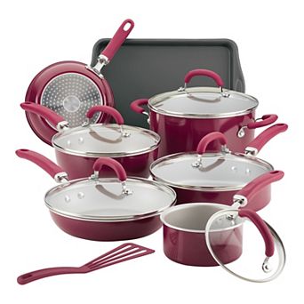 Rachael Ray® Create Delicious 13 pc Aluminum Nonstick Cookware Set