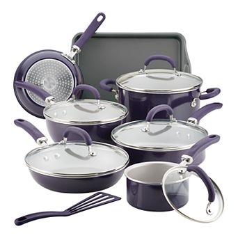 Rachael Ray® Create Delicious 13 pc Aluminum Nonstick Cookware Set