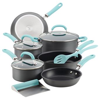 Rachael Ray® Create Delicious 11 pc Hard-Anodized Aluminum Nonstick Cookware Set