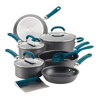 Rachael Ray® Create Delicious 11 pc Hard-Anodized Aluminum Nonstick Cookware Set