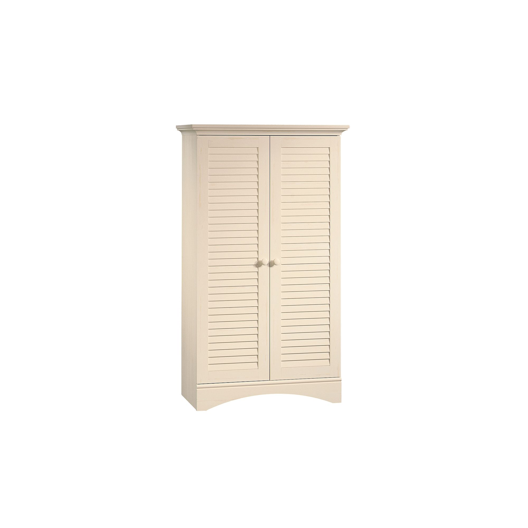 Sauder Harbor View Storage Cabinet, Dark Antique Brown