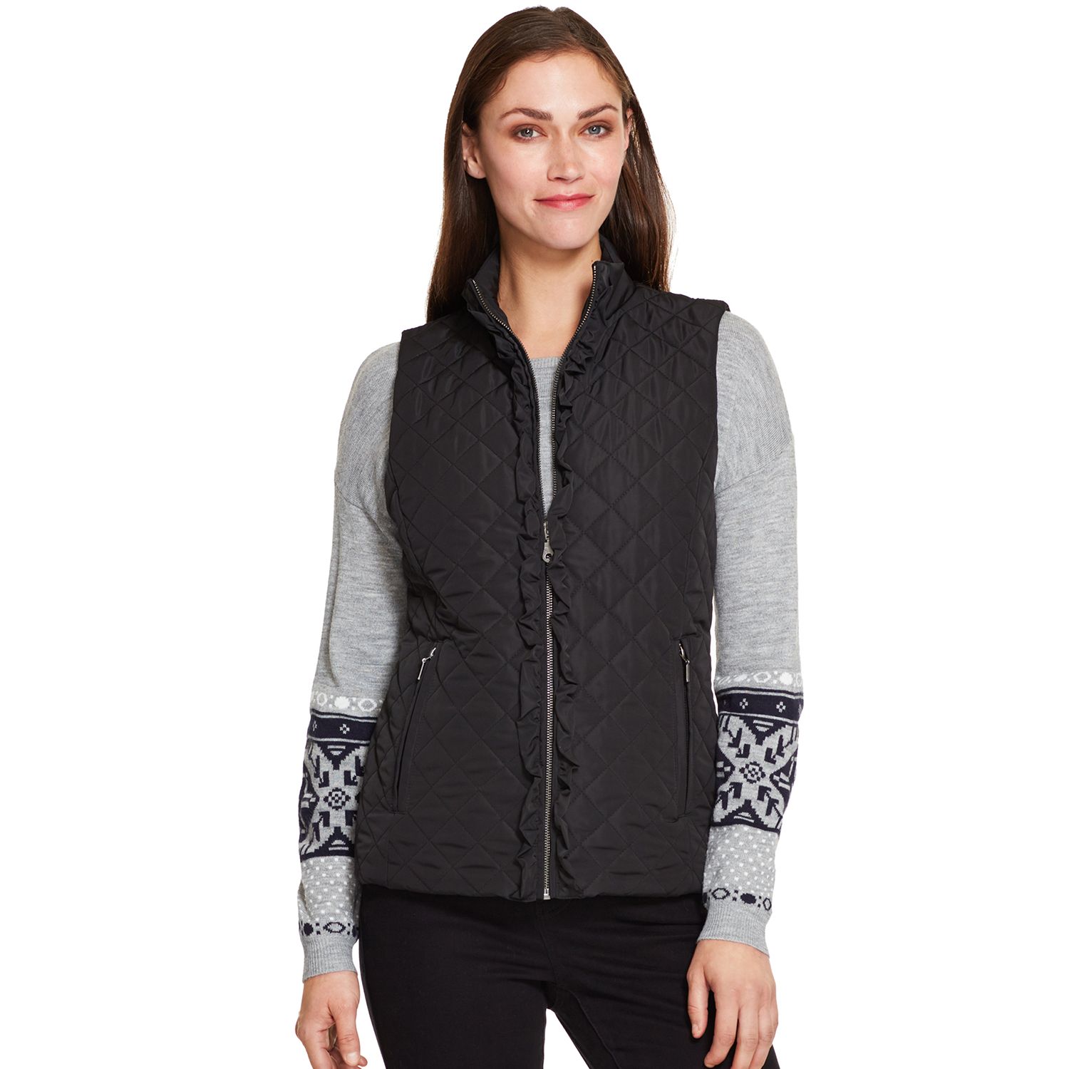 izod quilted vest