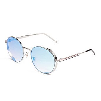 Women's PRIVE REVAUX The Riviera 55mm Polarized Round Sunglasses