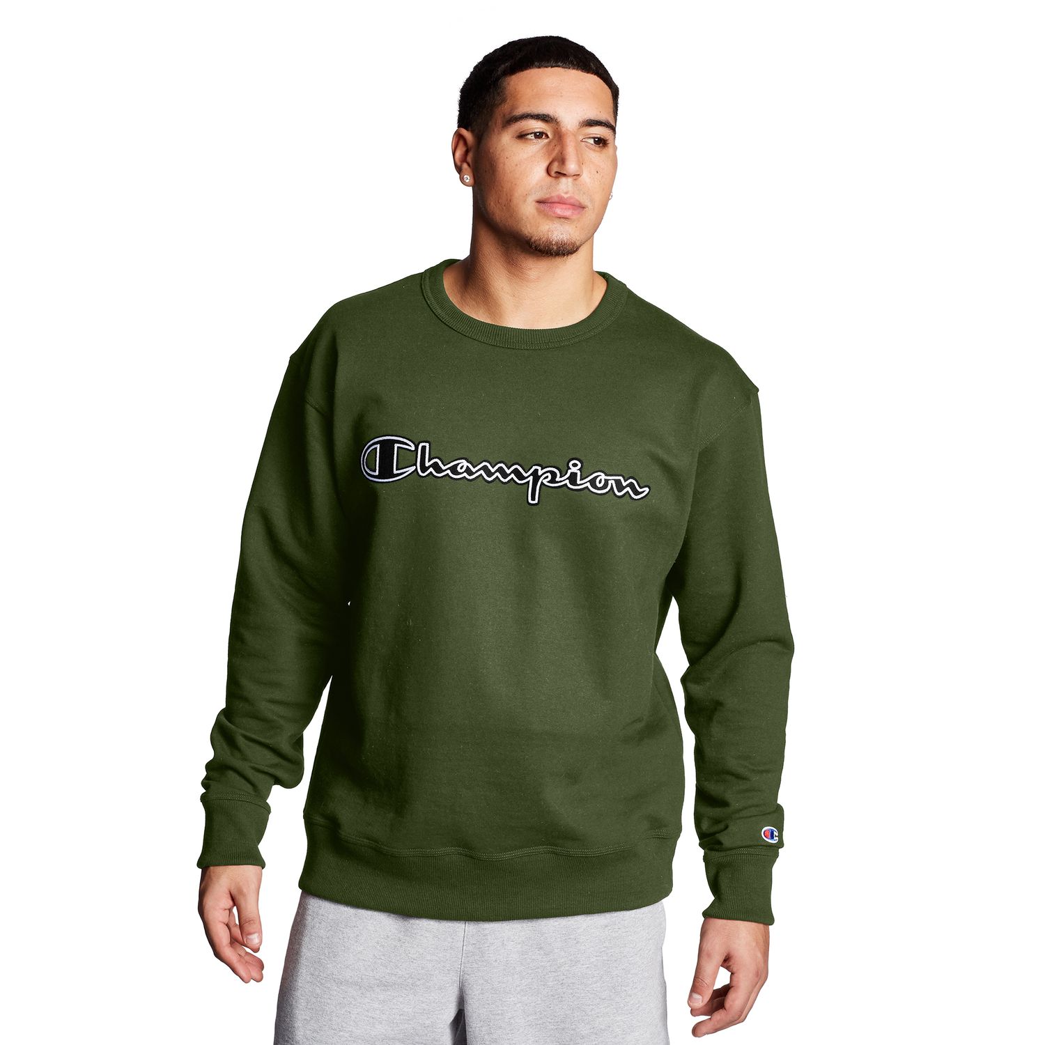 Champion® Applique Crewneck Sweatshirt