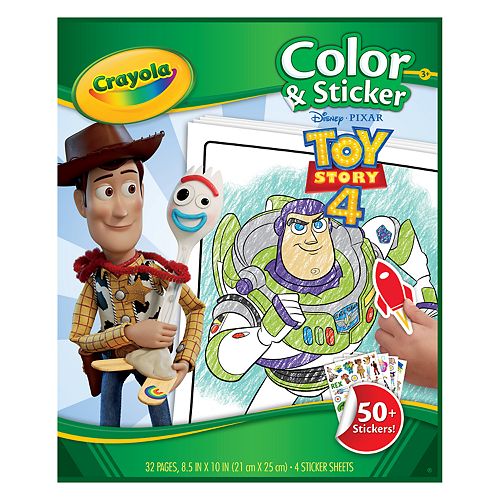 Download Disney / Pixar Toy Story 4 Crayola Color & Sticker Book