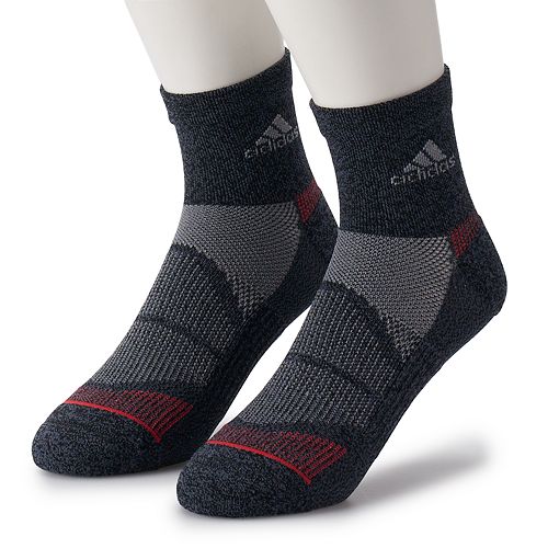 Men's adidas 2pack climalite Superlite Prime Mesh III Quarter Socks