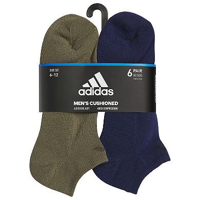 Men's adidas 6-pack Climalite Cushioned No-Show Socks