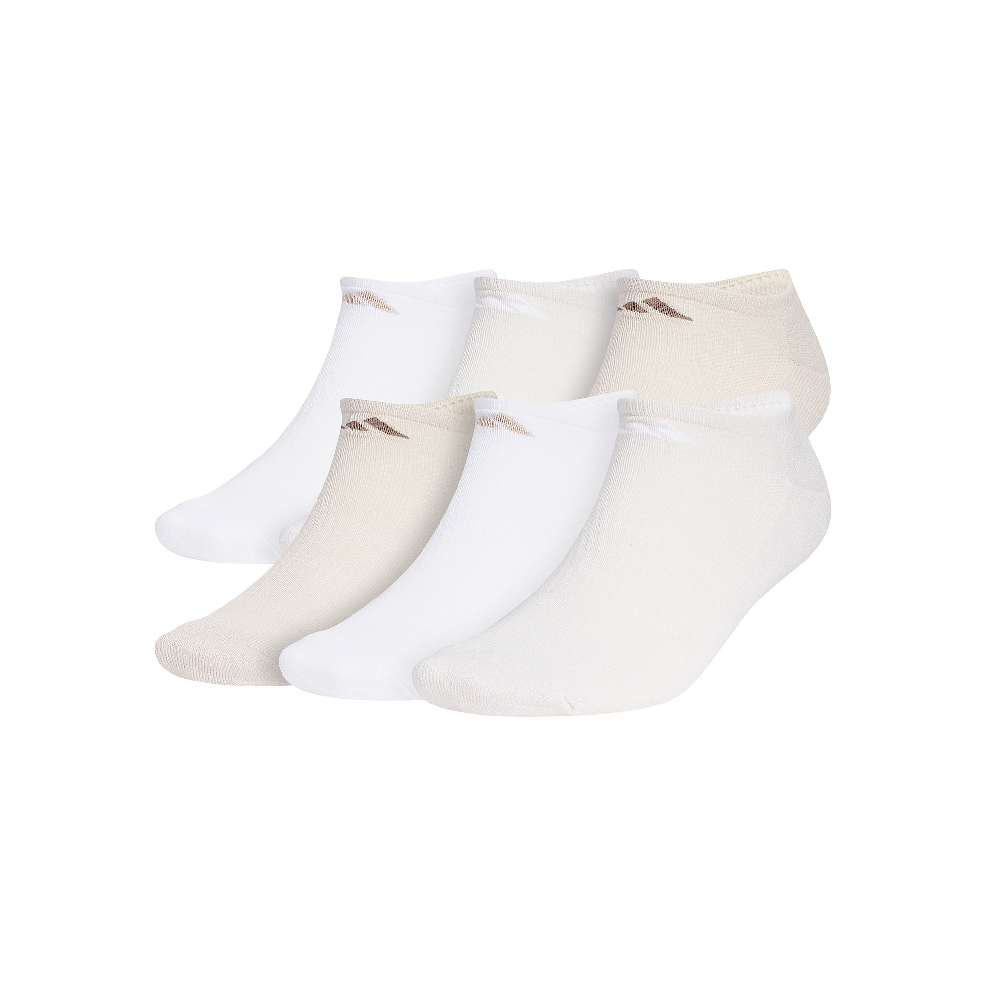 Mens adidas 6-pack Athletic Cushioned No-Show Socks, Size: 8-12, Wonder Be