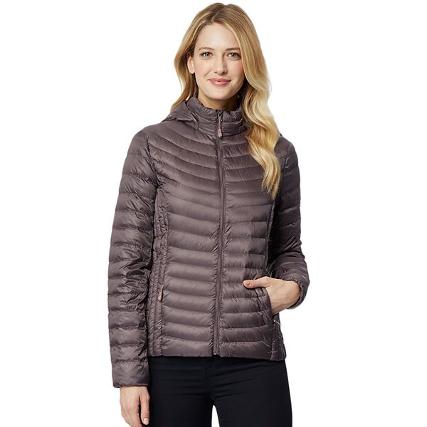 Women's HeatKeep Silk Nano Hooded Packable Down Jacket