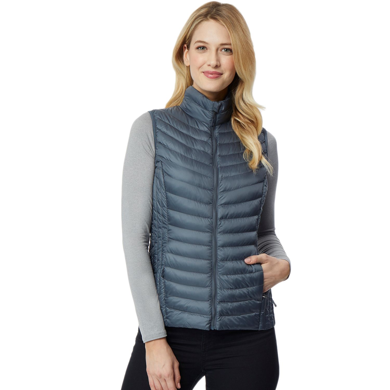 packable down vest womens