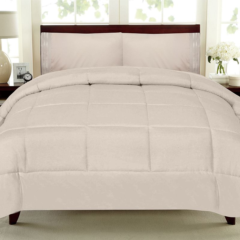 Sweethome Collection Down-Alternative Comforter, Natural, King