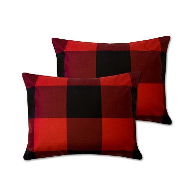 Sweethome Collection Buffalo Plaid Reversible Down-Alternative Comforter Set