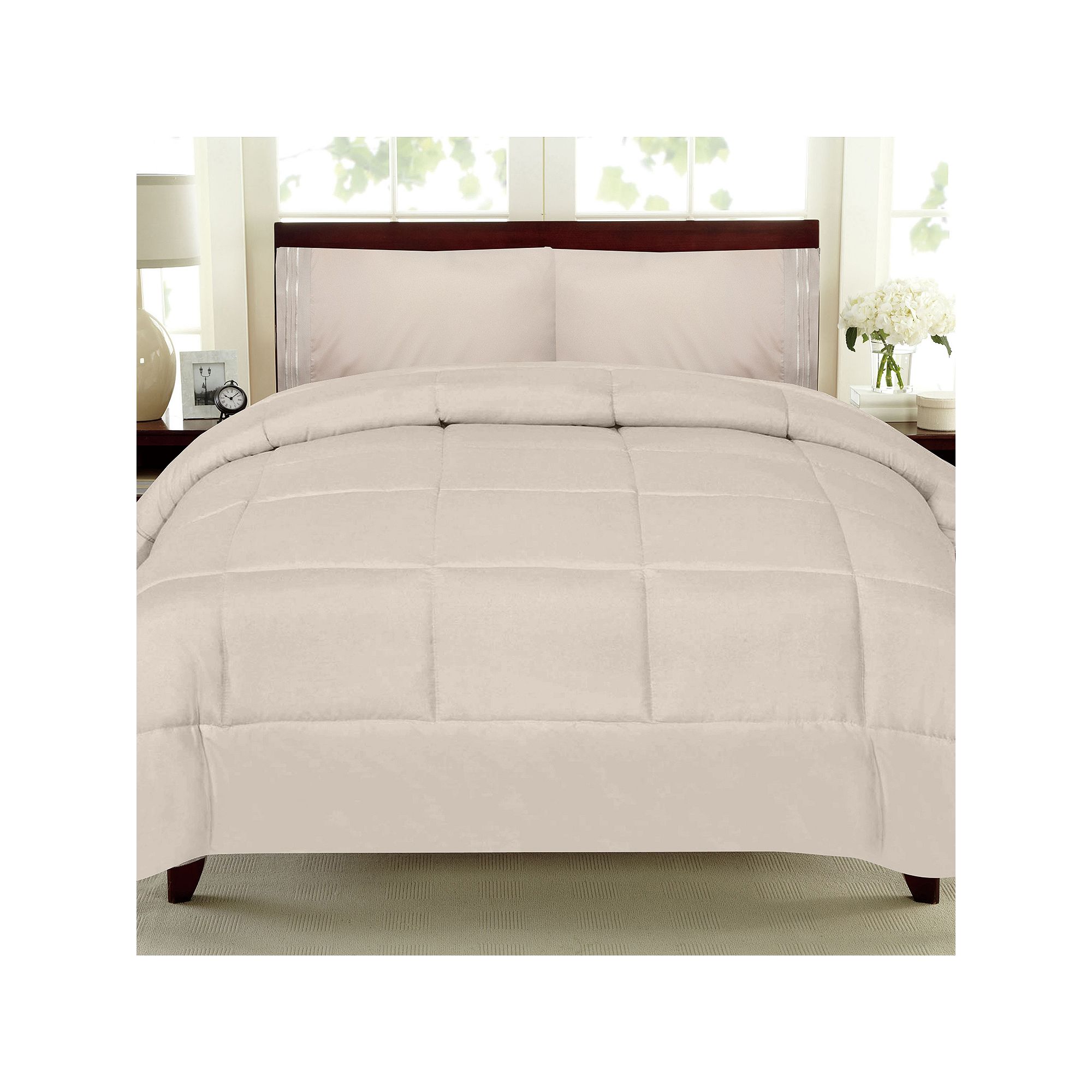 Sweethome Collection Luxury Comforter & Sheet Set, Ivory