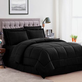 Sweethome Collection Hotel Dobby Embossed Bedding Set