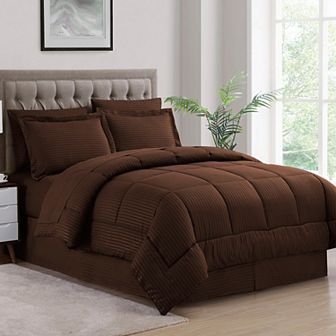 Sweethome Collection Hotel Dobby Embossed Bedding Set