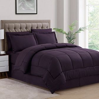 Sweethome Collection Hotel Dobby Embossed Bedding Set