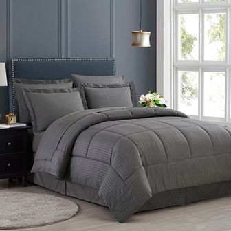 Sweethome Collection Hotel Dobby Embossed Bedding Set