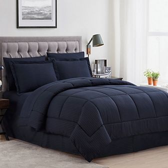 Sweethome Collection Hotel Dobby Embossed Bedding Set