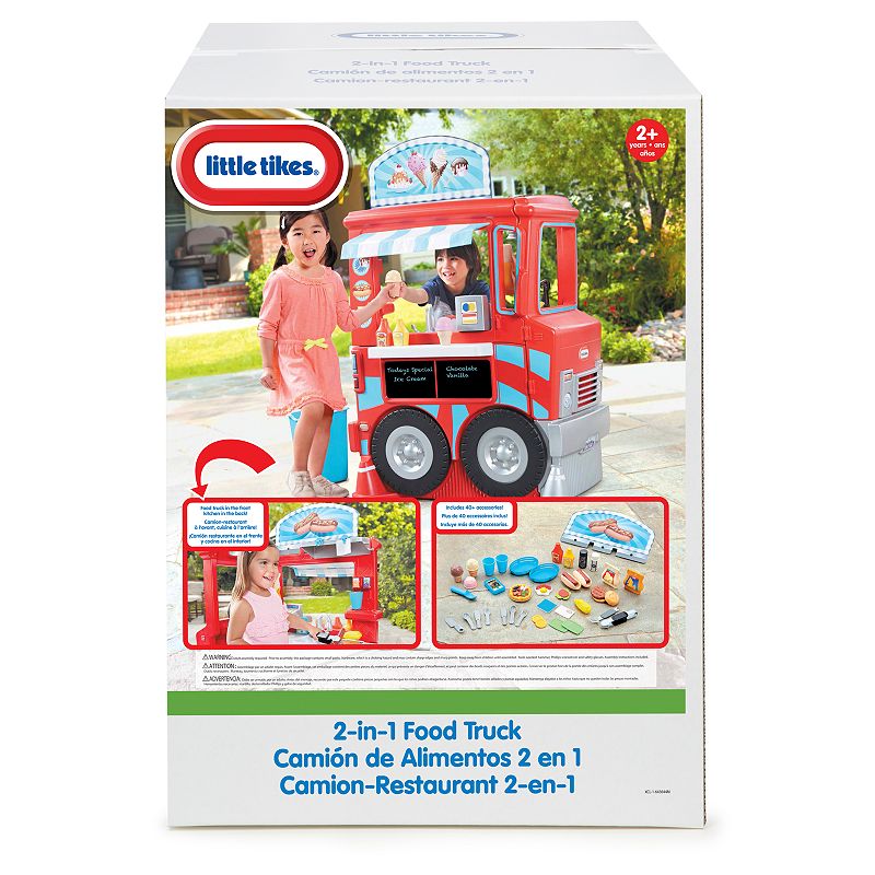 Little Tikes 2-in-1 Pretend Play Food Truck Kitchen, Multicolor