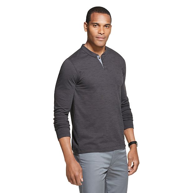 Men's Van Heusen Never Tuck Slim-Fit Slubbed Henley