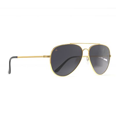 Prive Revaux - The 59mm Aviator Polarized Cali Sunglasses Gold & Brown - NWT Prive Revaux The Cali - Gold Sunglasses - Brown Sunglasses  main image 3