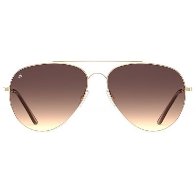 Unisex PRIVE REVAUX The Cali 59mm Polarized Aviator Sunglasses display picture 2