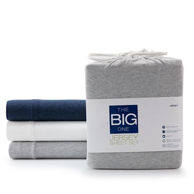 The Big One Jersey Sheet Set and Pillowcase Pair