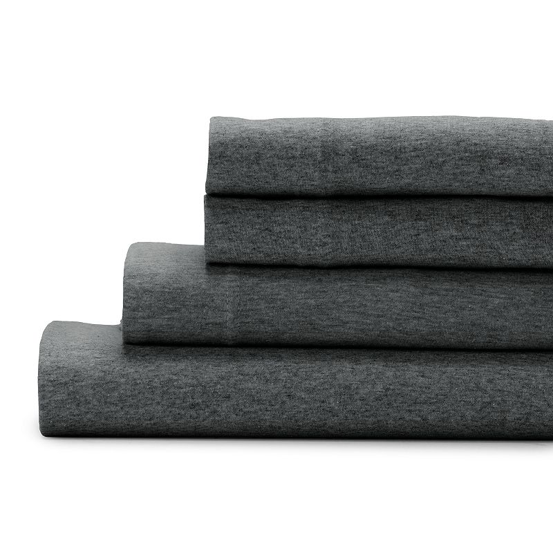The Big One Jersey Sheet Set or Pillowcases, Dark Grey