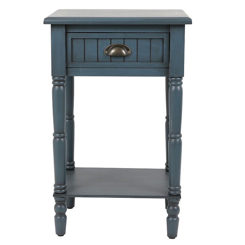 Decor Therapy Bailey End Table, Blue