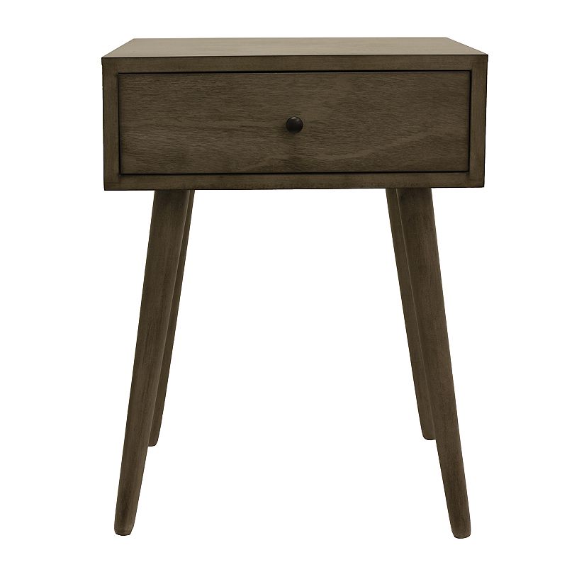 73638584 Decor Therapy 1-Drawer End Table, Grey sku 73638584