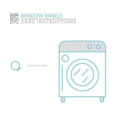 Lush Decor Kemmy Window Curtain - 52'' x 84''