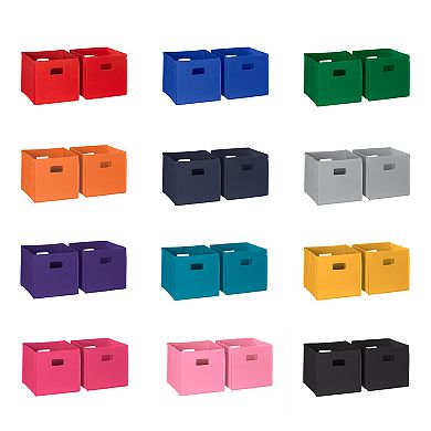 RiverRidge Home 2-pc Folding Storage Bin Set