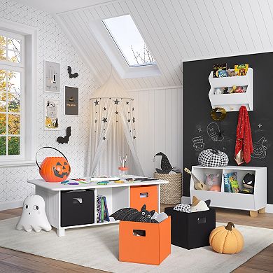 RiverRidge Home Kids' 6-Cubby Storage Activity Table