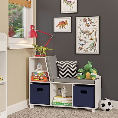 RiverRidge Home Book Nook Kids' Storage Bench with Cubbies