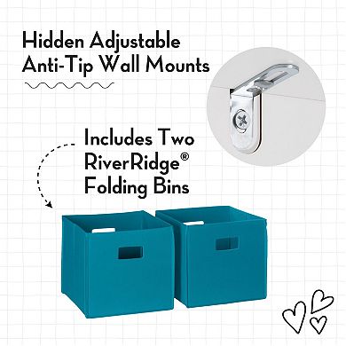 RiverRidge Home Book Nook Collection Kid's Cubby Storage Tower