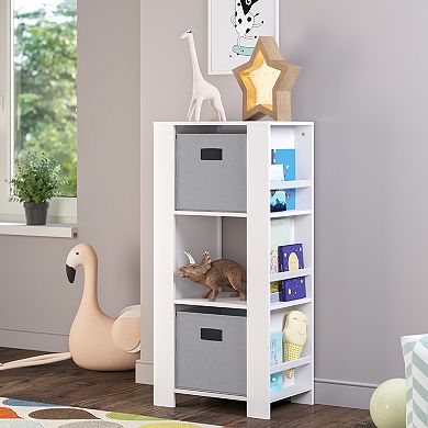RiverRidge Home Book Nook Collection Kid's Cubby Storage Tower