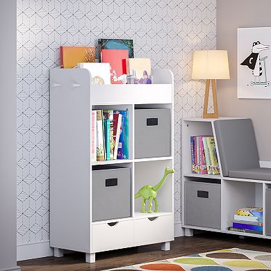 RiverRidge Home Book Nook Collection Kid's Cubby Storage Cabinet