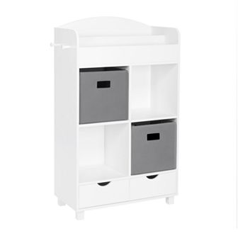 RiverRidge Home Book Nook Collection Kid's Cubby Storage Cabinet