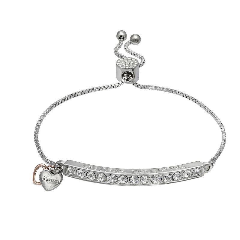 72098029 Brilliance Mother Daughter Crystal Bar Bracelet, W sku 72098029