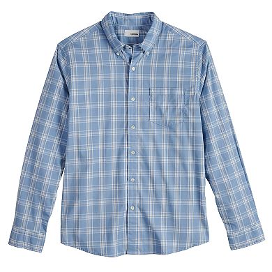 Men's Sonoma Goods For Life® Perfect Length Flexwear Poplin Button-Down Shirt