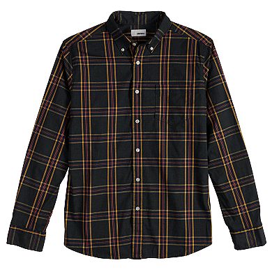 Men's Sonoma Goods For Life® Perfect Length Flexwear Poplin Button-Down Shirt