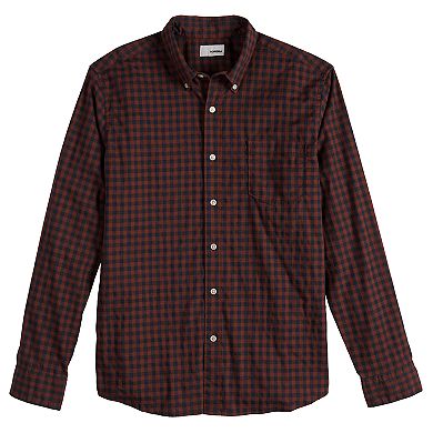 Men's Sonoma Goods For Life® Perfect Length Flexwear Poplin Button-Down Shirt