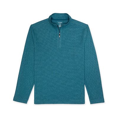 Men's Van Heusen Flex Never Tuck Classic-Fit Quarter-Zip Men's Van Heusen Flex Never Tuck Classic-Fit Quarter-Zip