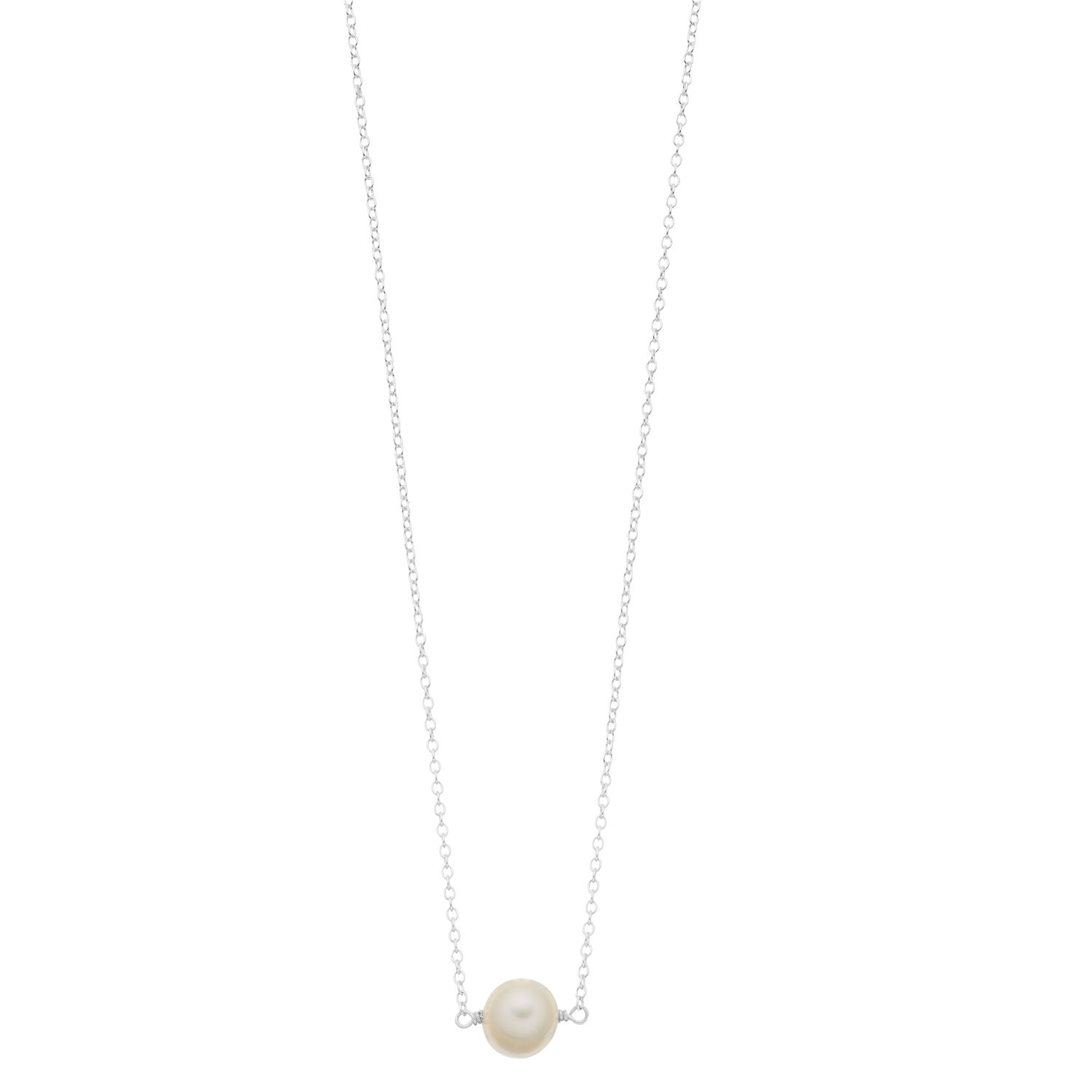 single cultured pearl necklace