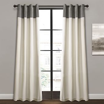 Lush Decor 2-pack Milo Linen Window Curtain Set