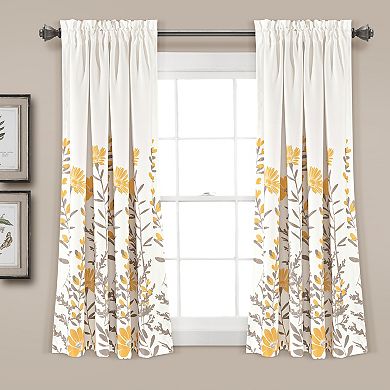 Lush Decor 2-pack April Room Darkening Window Curtains - 52'' x 84''